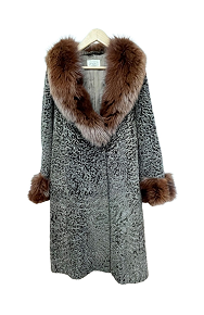 ミンク毛皮コート